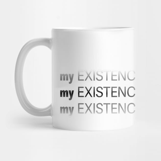 My Existence Is Resistance v2.2 Black by Model Deviance Designs